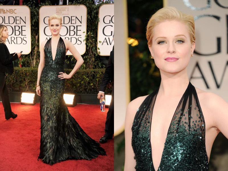 Evan Rachel Wood in Gucci (2012 Golden Globes)