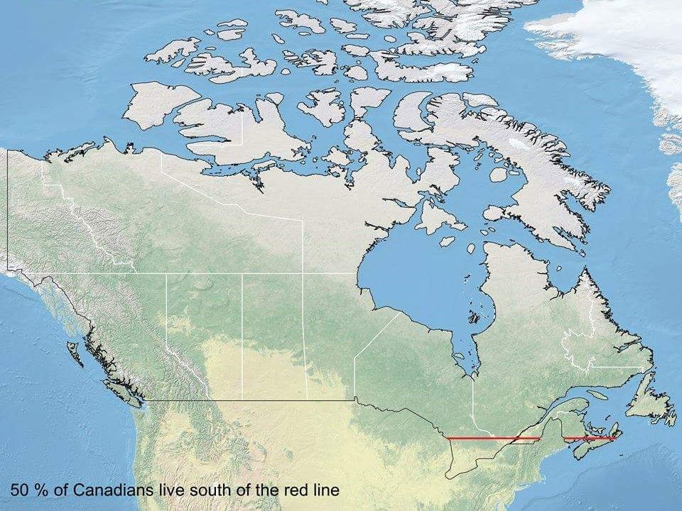 Canadians Prefer the South