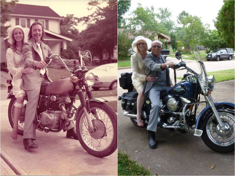 You're Never too Old to Look Cool on a Motorcycle