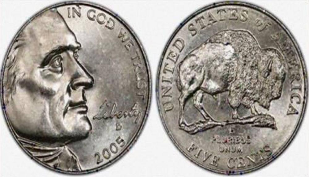 The 'Speared Buffalo' 2005 Nickel - $1,265