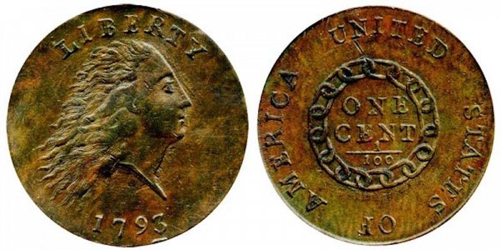 1793 'Flowing Hair' Large Cents - $1.5 Million 